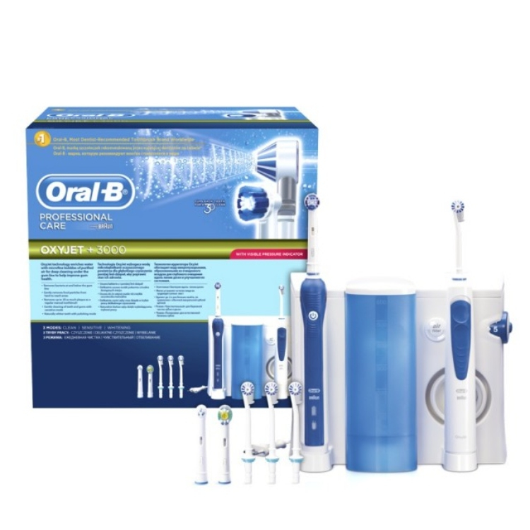 Oral-B Oxy Jet Irigator + PRO 2000 Električna četkica - Online Apoteka ...